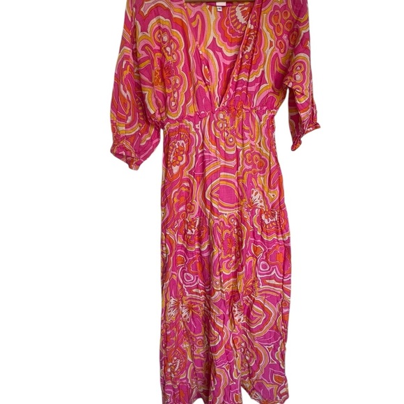 Trina Turk 25th Anniversary Acros Iris Maxi Dress - Size Small - Psyched… - Picture 11 of 16